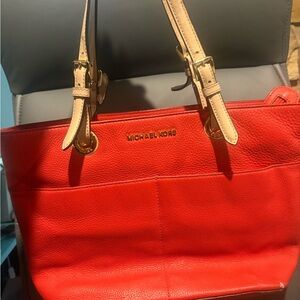 Michael Kors Vibrant Red Tote Bag